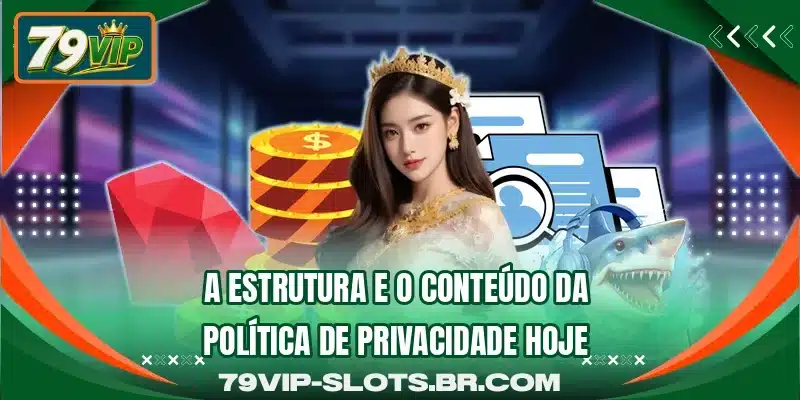 A estrutura e o conteúdo da política de privacidade hoje
