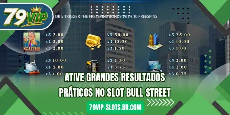 Ative grandes resultados práticos no slot Bull Street