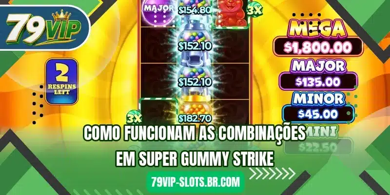 Como funcionam as combinações em Super Gummy Strike