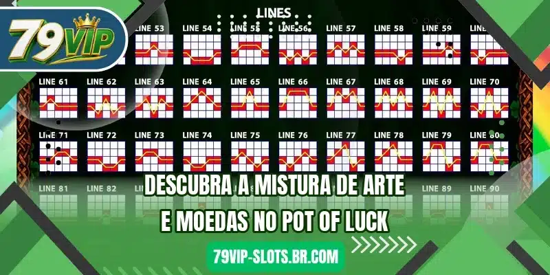 Descubra a mistura de arte e moedas no Pot of Luck