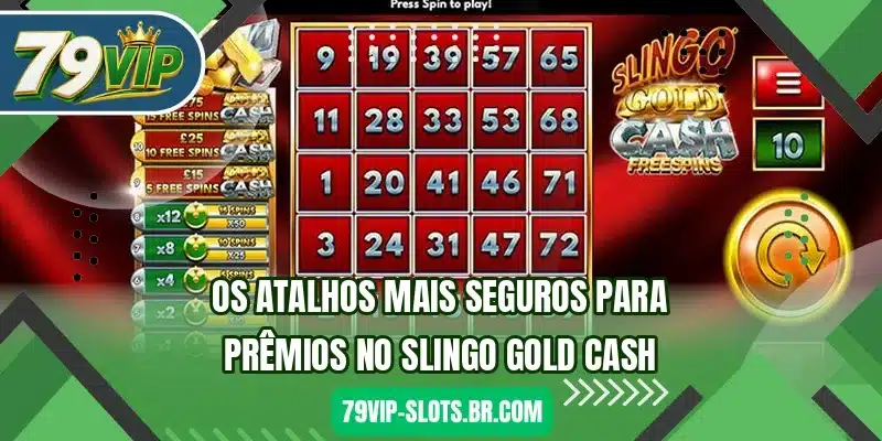 Os atalhos mais seguros para prêmios no Slingo Gold Cash